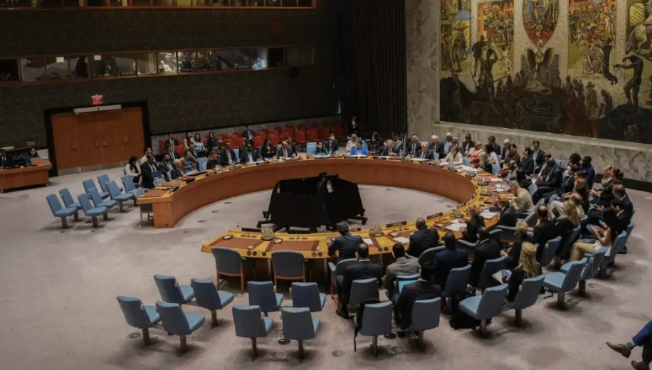 Sesión del Consejo de Seguridad de las Naciones Unidas